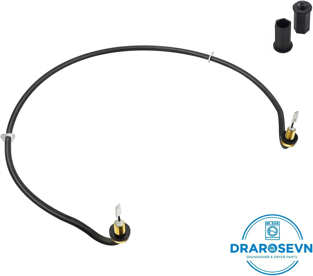 Upgraded Dishwasher Heating Element Compatible with Kitchen-Aid KDTE204EWH2 KDTE204EWH3 KDTE254EBL2 KDTE254ESS2 KDTE254EWH2 KDTM354EBS2 KDTM354ESS2 KDTM384EBS1 KDTM384ESS1 KDTM404EBL2 KDTM404EBS2