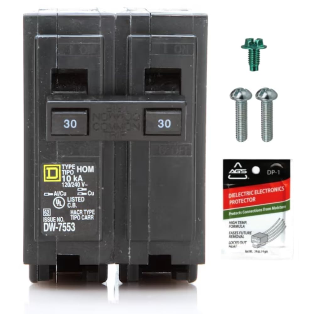 Genuine Square D HOM230 30 Amp Double Pole Circuit Breaker Kit