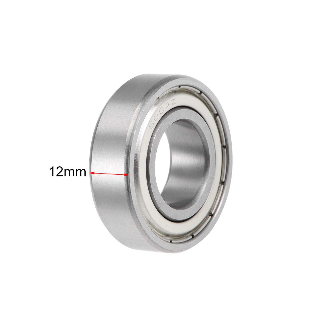 uxcell 6004ZZ Deep Groove Ball Bearings Z2 20mm X 42mm X 12mm Double Shielded Carbon Steel