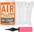 4x8 Inflatable Air Pillows for Shipping, Pump Included, 150 Count