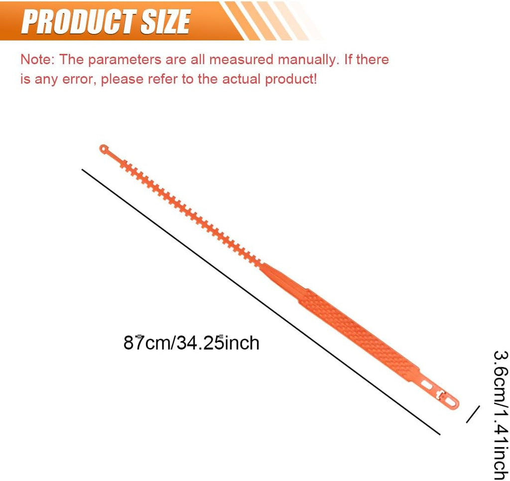 Universal Car Anti-Skid Snow Tire Chains, Adjustable Zip Tie Tires Chain for Ice&Snow&Mud&Sand Road, Portable