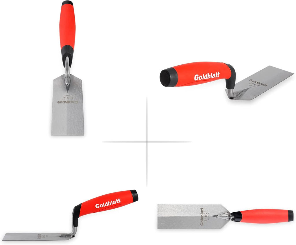 6''X2'' & 5''X2'' Margin Trowel Set for Tile, Masonry, Cement | Margin Trowel, Cement Trowel, High-carbon Steel