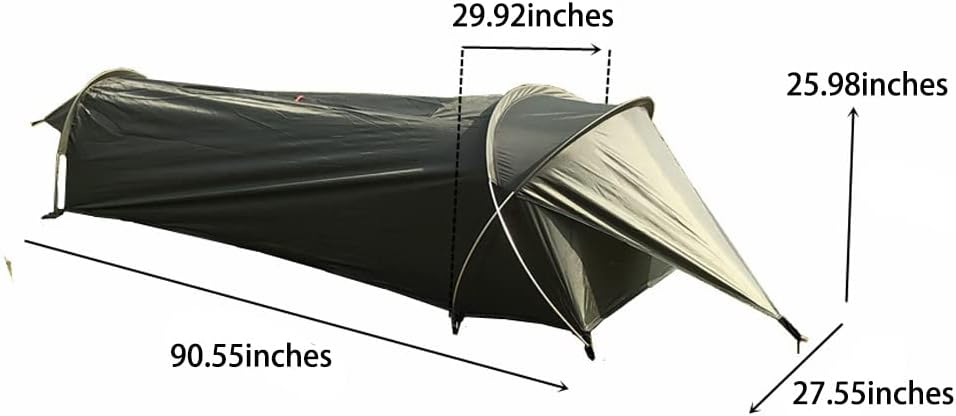 Single Person Tent, Ultralight Backpacking Tent, Waterproof Hiking Tent for Camping, 1 Person Lightweight Camping Tent