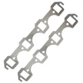 Aluminum Exhaust Gaskets Compatible with Ford SBF