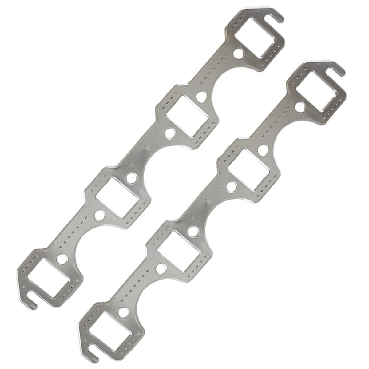 Aluminum Exhaust Gaskets Compatible with Ford SBF