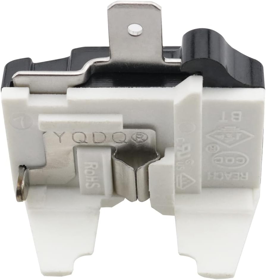 Refrigerator Compressor Relay and Overload Kit JJHXSM Refrigerator Starters QP2-4R7 4.7 Ohm 3 Pin Refrigerator PTC