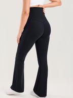 Flared Maternity Leggings Black Medium