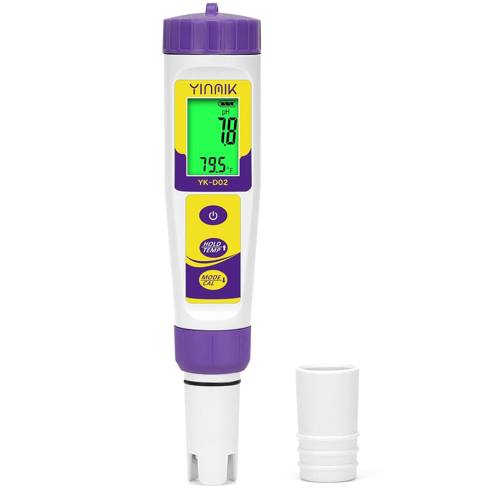 Hydrogen Water Tester, 6 in 1 pH TDS H2 EC ORP Temp Meter for Water