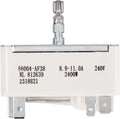 Showingo Infinite Control Switch 3149400/812639 / 66004-AF38 Range Burner Surface Element Switch Replacement for Whirlpool Maytag Range Replace 3148954, WP3149400, WP3149400VP, PS11740783, 336989