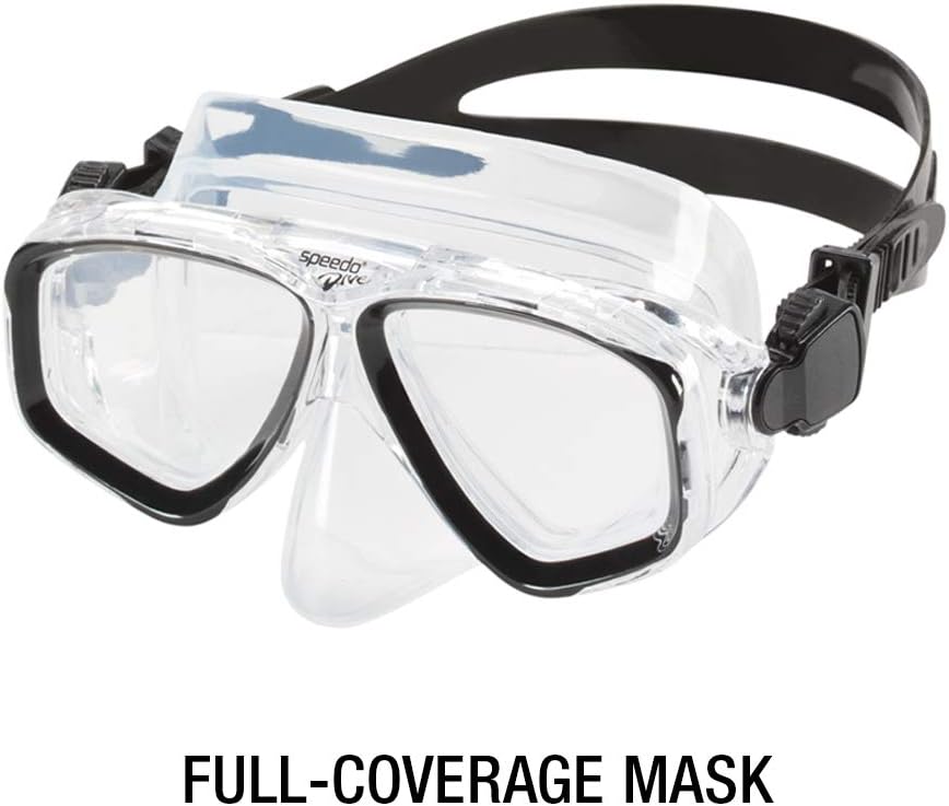 Unisex-Adult Swim Snorkel Dive Mask Anti-Fog with Nose Cover Adventure Series
