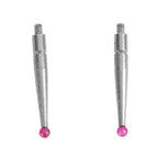2 Tungsten Steel Dial Test Indicator Tips Compatible with Interapid 312B-2