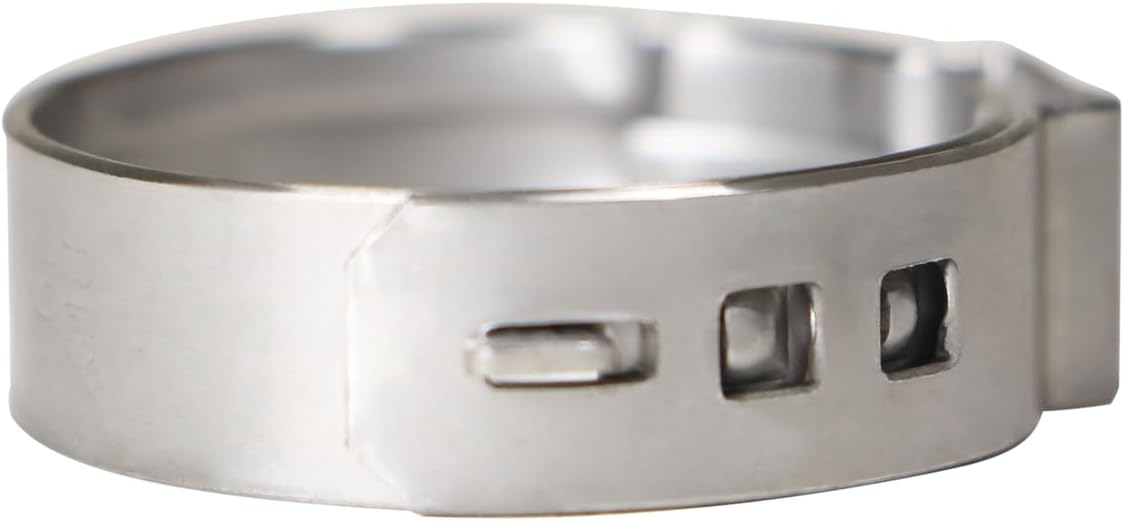10 Pack XFITTING 1" Stainless Steel Pex Cinch Clamp Ring, Barb Crimp Ring
