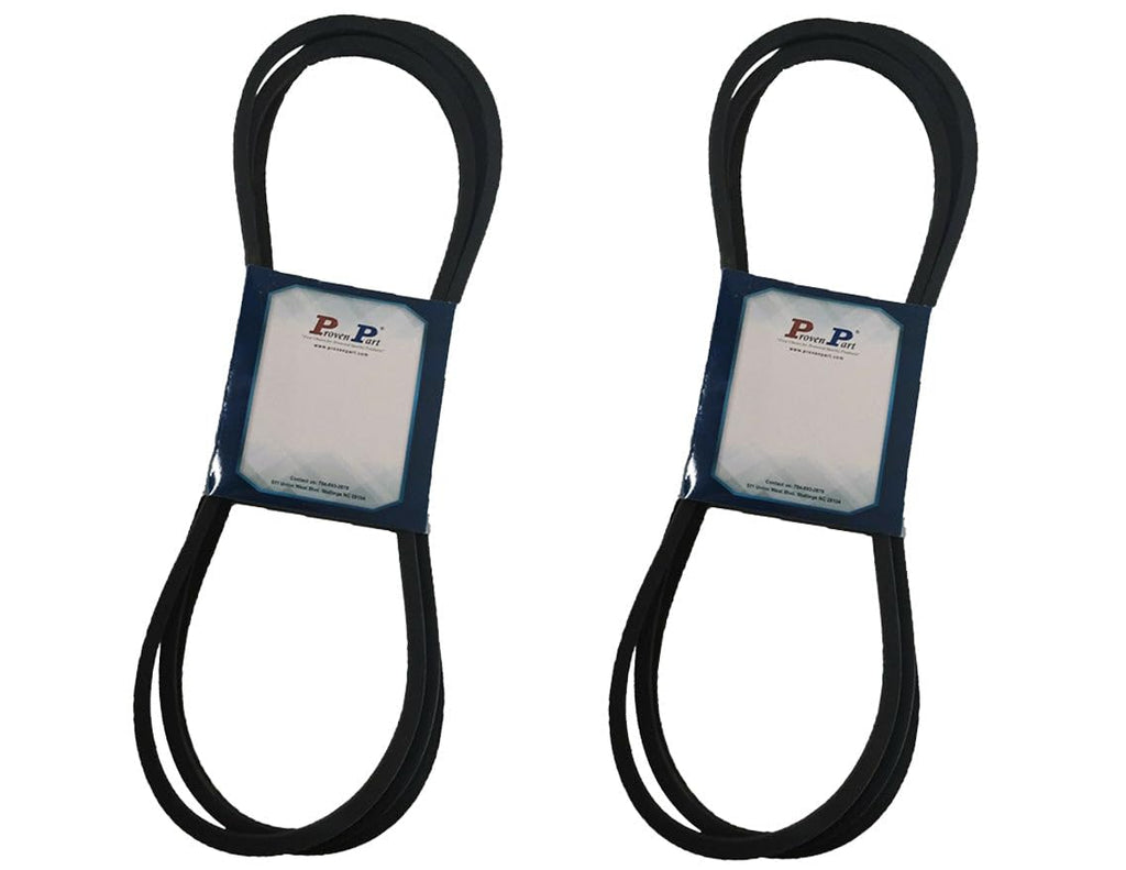 2 Replacement Belts fit M131766 1/2" X 122"