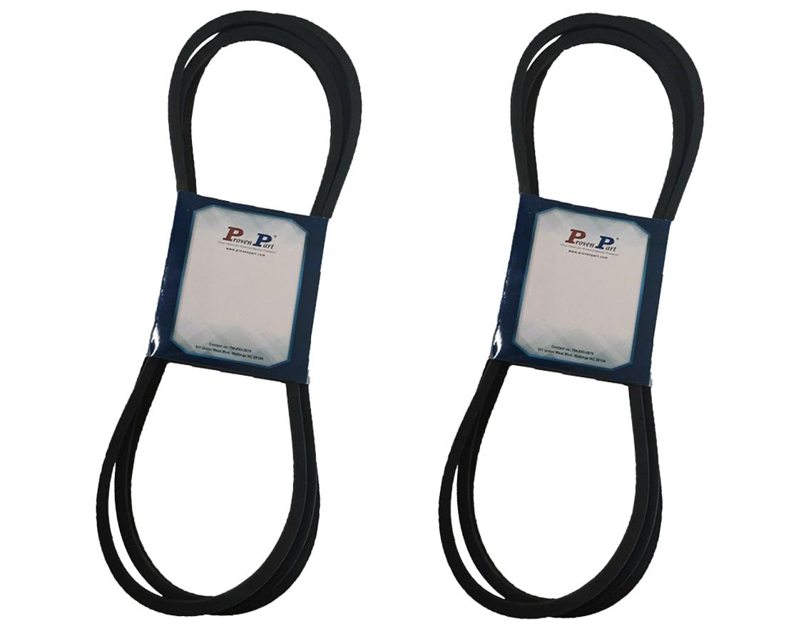 2 Replacement Belts fit M131766 1/2" X 122"