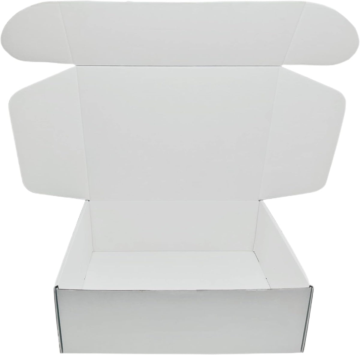 Small Corrugated Mailer Boxes 12x9x4 Inches (White,Pack of 5)