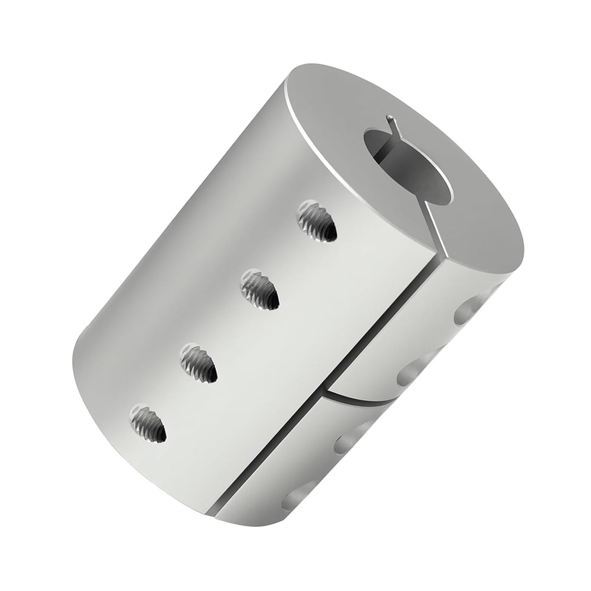 8mm to 8mm Rigid Shaft Coupling D32 × L45 Aluminum Clamp-On Coupler for CNC Machine 3D Printer Stepper Motor Servo Motor Encoder