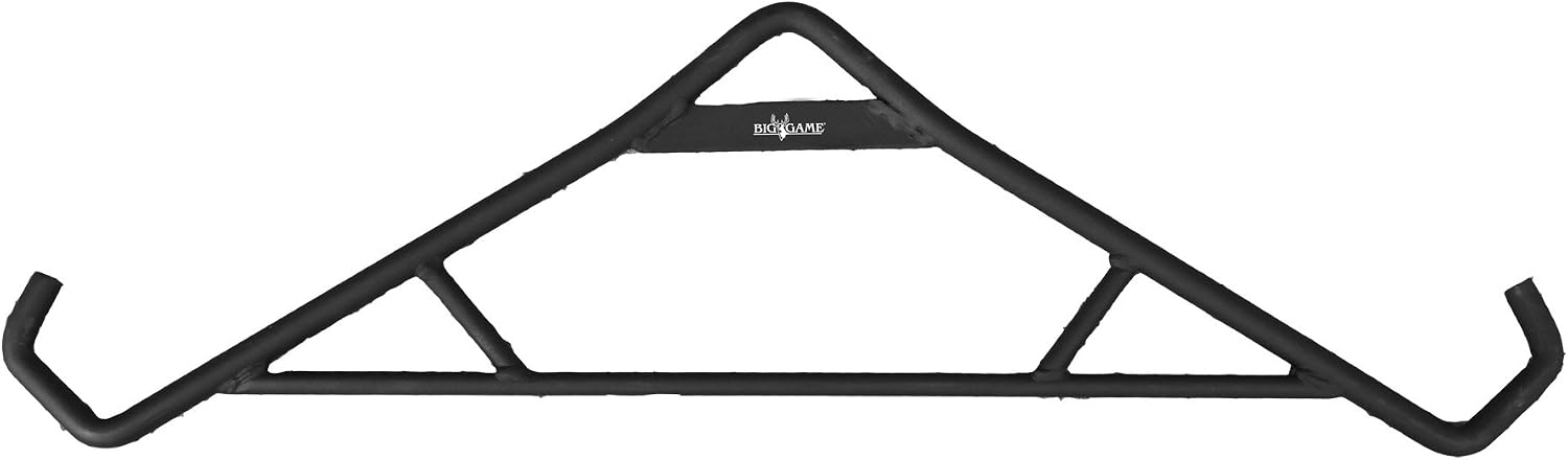 Heavy Weight Gambrel 25-Inch Wide 1/2-Inch Steel Bar with Hooks Supports Up to 1,200 lbs Durable Game Hanging &