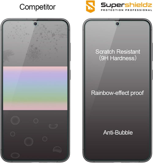 (3 Pack) Supershieldz Designed for Samsung Galaxy S24+ / S24 Plus Tempered Glass Screen Protector, Anti Scratch