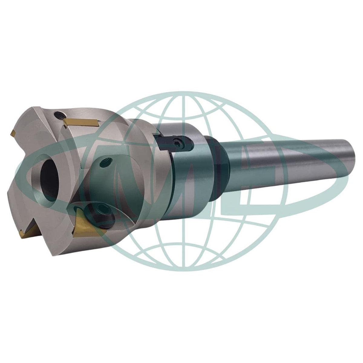 CME 2-1/2" 90° Indexable Face Mill w/ MT3 Arbor, TPG322 Inserts Included, 4 Flutes
