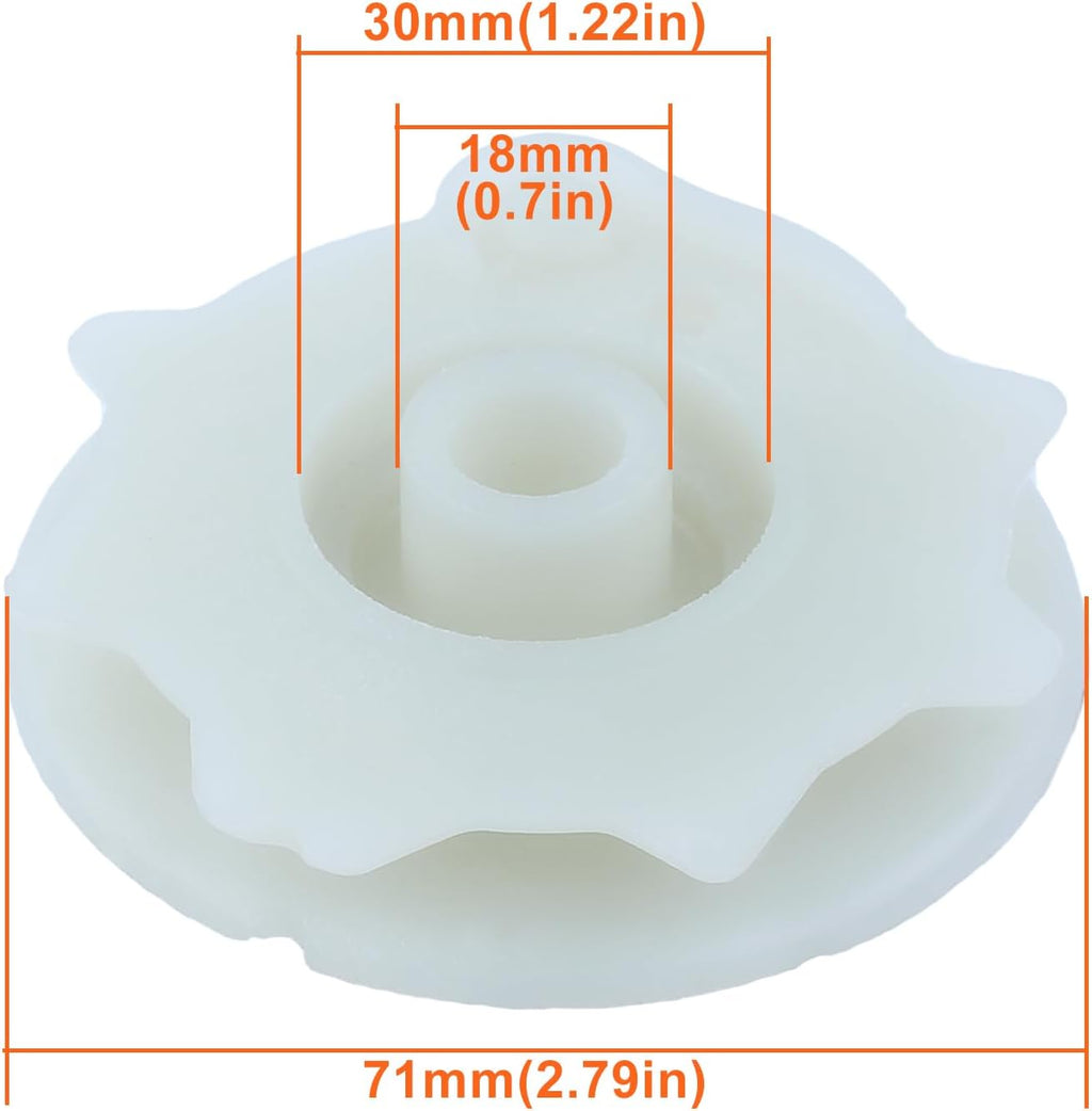 Recoil Starter Pulley Kit For P3314 P3818AV PP3816 For Poulan Pro Chainsaw, Starter Handle Grip, Starter Pulley, Starter Spring, Recoil Spring, Hub, Starter Rope, Screw, Washer 530071966