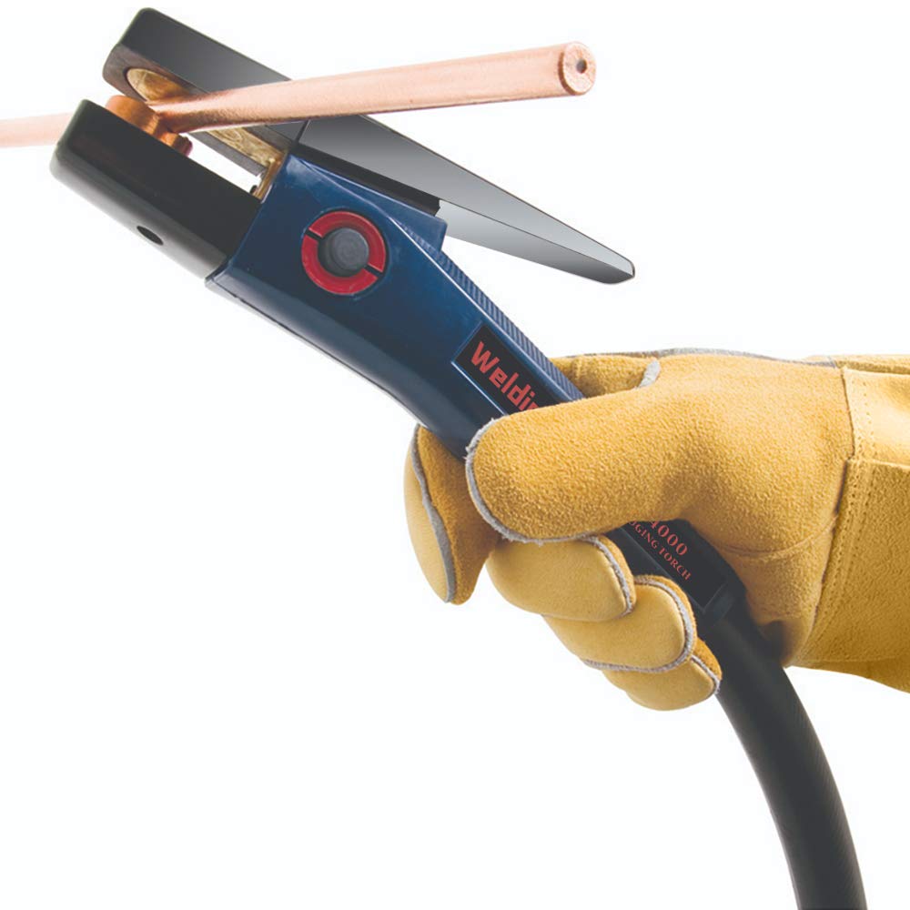 Welding Knight 1000amp K4000 Carbon Arc Gouging Torch, Blue Handle