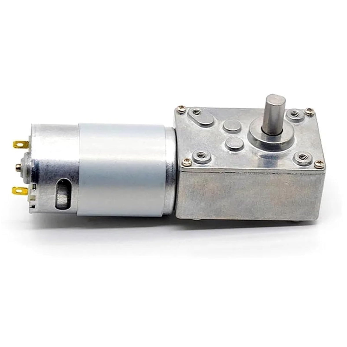 Right Angle Worm Gear Reducer DC Motor 555 High Torque Gate Grill Lift