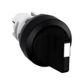 ABB M3SS2-10B Selector Switch Operator, 22 mm, Momentary, Black, 3 Positions