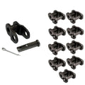 Jeremywell 80 Standard Roller Chain Offset Link (10PCS)