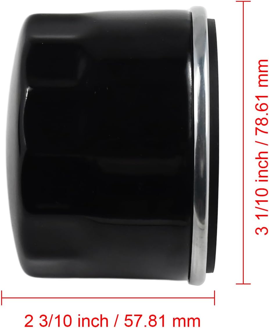 Oil Filter 21548100 Compatible with Ariens Gravely 21550800 21551600 Bad Boy 063-2004-00 063-4025-00 063-8018-00 E-Z-Go Cart 492932 492932S 100803 (2PCS)