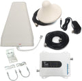 Cell Phone Signal Booster, GSM DCS WCDMA 900/1800/2100MHz Band Signal Amplifier Kit with Indoor Outdoor Antenna