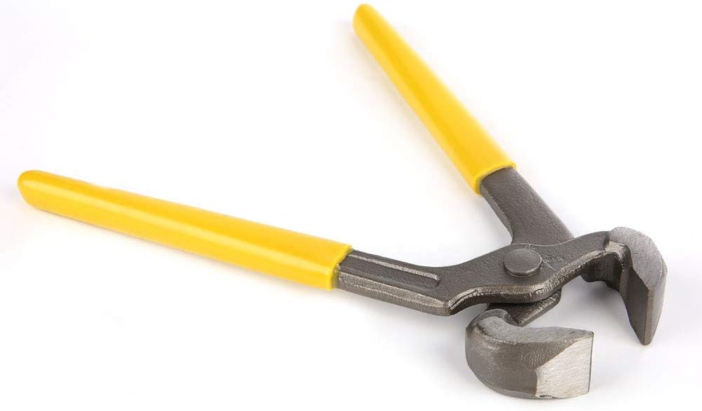 Hoof Nipper Trimmer,Multifunctional Farrier Tools, Heavy Duty Farrier Nippers with Plastic Grip,Horseshoe Pliers Hoof