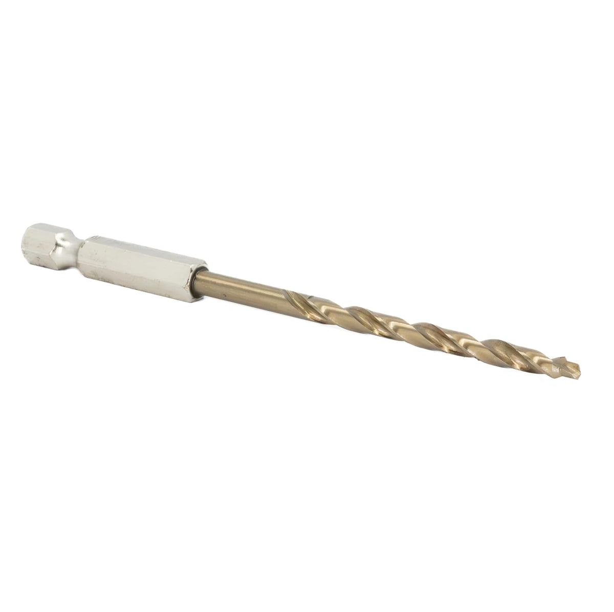 Drill America 1/8" Cobalt Stepped Point Drill Bit with Quick Change Hex Shank