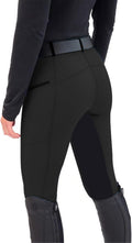 Womens Full Seat Riding Breeches Stretch High Waisted Equestrian Pants
