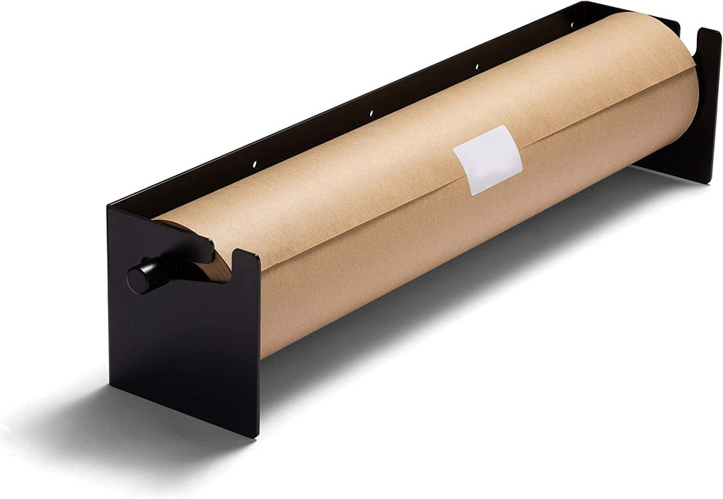 24'' Wall Mounted Kraft Paper Roll Dispenser & Cutter