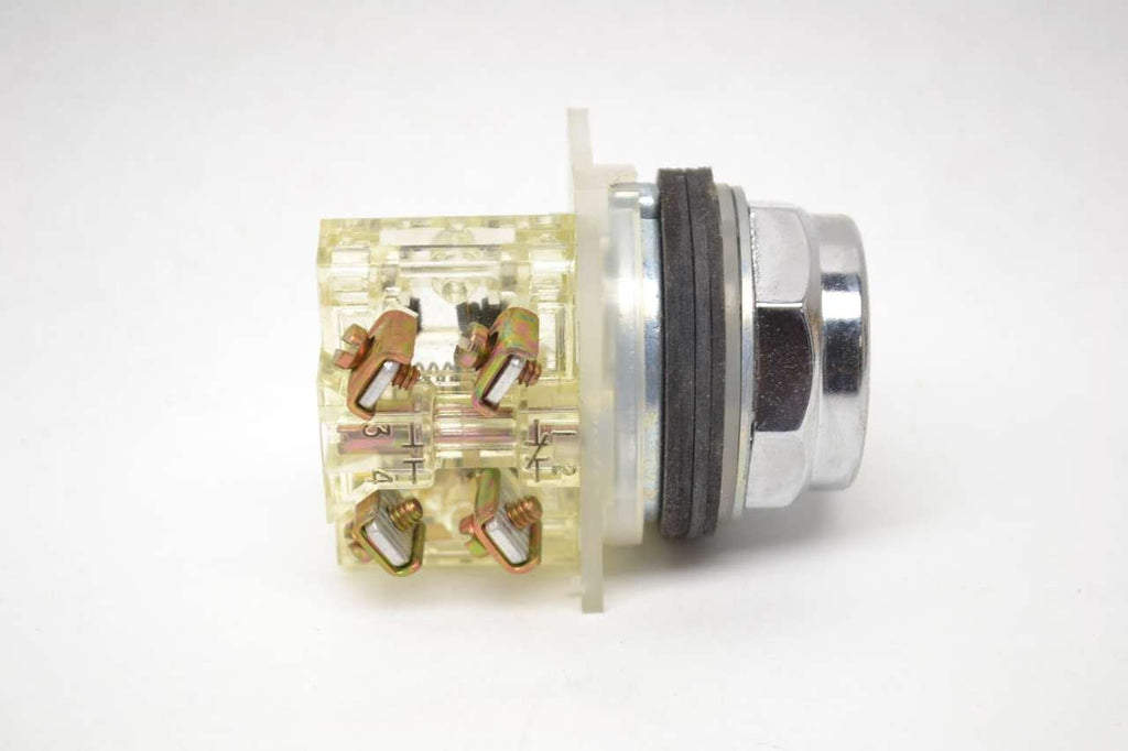 Square D 9001KR1U Pushbutton, Operator, Round Non-Illuminated Guarded, Momentary, 30mm, 7 Colors