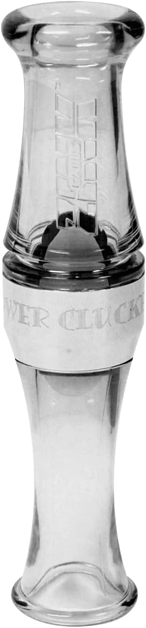 Zink Power Clucker (PC-1) Polycarbonate Hand-Tuned Short Reed Waterfowl Canada Goose Hunting Game Call - A Full Range