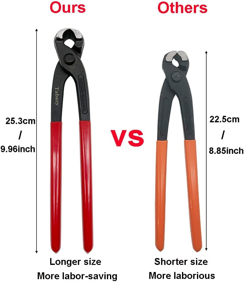 CV Joint Banding Tool with Cutter, Ear Clamp Pliers with 8pcs Single Ear CV Boot Clamps Tool Kit, Ear Boot Tie