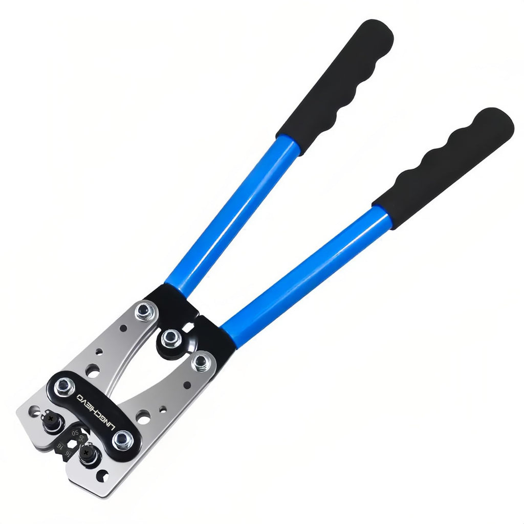 LingChievo Battery Cable Wire Crimper Tool for AWG 10-1/0 Lug&Terminal