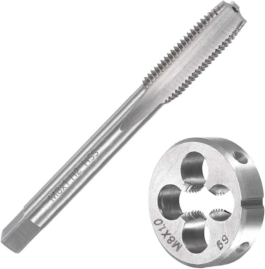 M8 X 1.0 Metric Tap and Die Set, Threading Tap Die Set