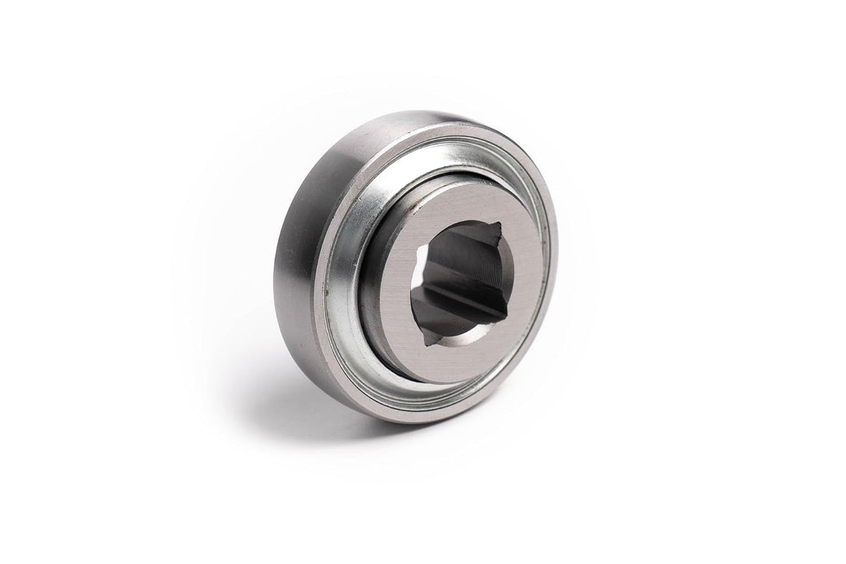 Peer Bearing W208PPB6 Agriculture Heavy Duty Disc Harrow Bearing, Square Bore, Non-Relubricable, Two Triple Lip Seals, 1" ID, 3.1496" Spherical OD, 0.7090" Inner Ring Width, 1.4380" Outer Ring Width