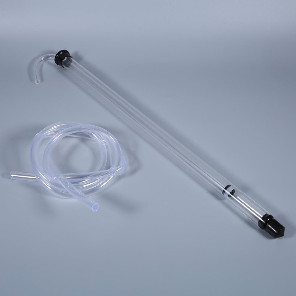 Mini Auto Siphon, Clear Siphon Racking Cane, Easy Transfer and Boling Tool for Home and Winemaking