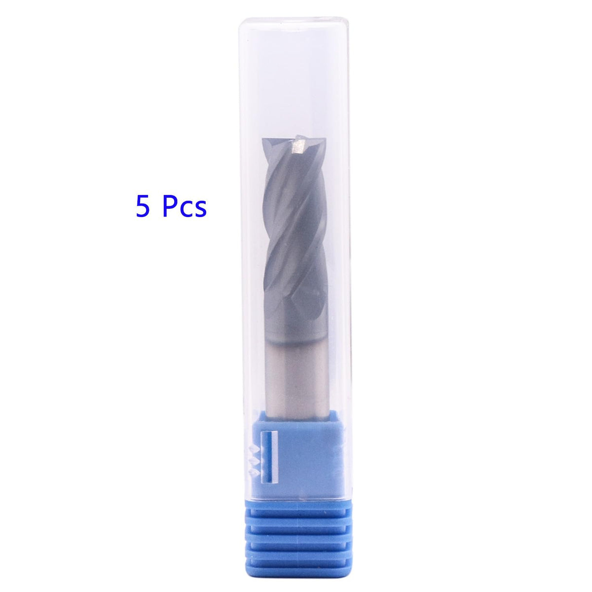 SEFHLI 4 Flute Solid Carbide Square End Mill Set(5Pcs, 7/16"), AlTiN Coated
