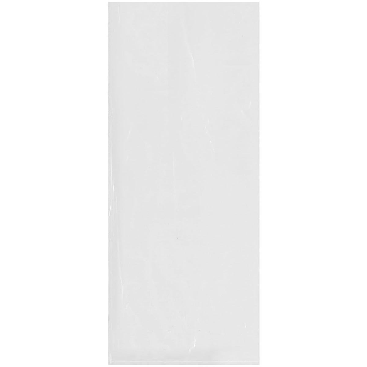 10 x 24 inch, 2 Mil Flat Open Clear Poly Bags (Pack of 100)
