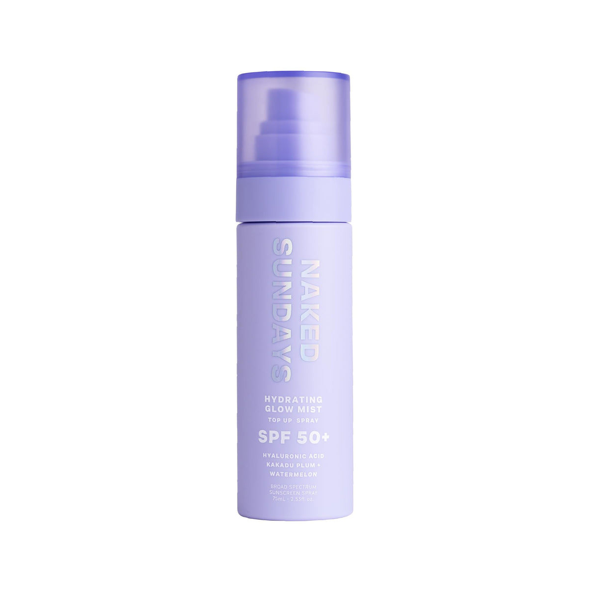Hydrating Glow Sunscreen Mist SPF 50 Facial Spray, 75ml