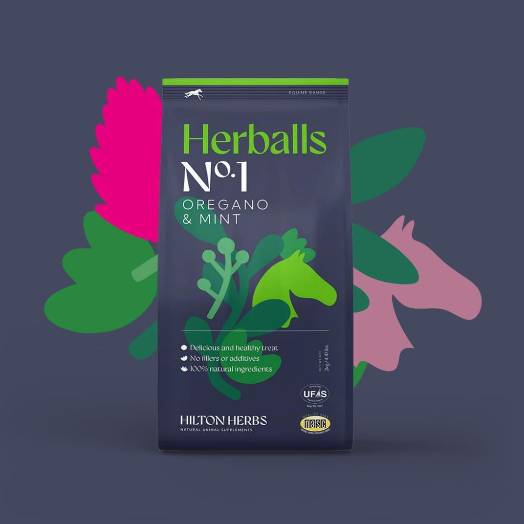 Herballs No. 1 Oregano & Mint Horse Treat, 1.1 lb Bag – Herbal Horse Treats, Healthy Horse Treats, Natural Equine