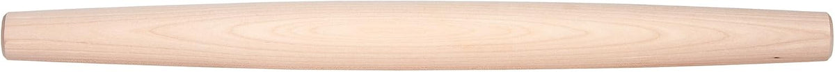 French Tapered Rolling Pin, Wooden Baking Dowel, 20.5" x 1.75"