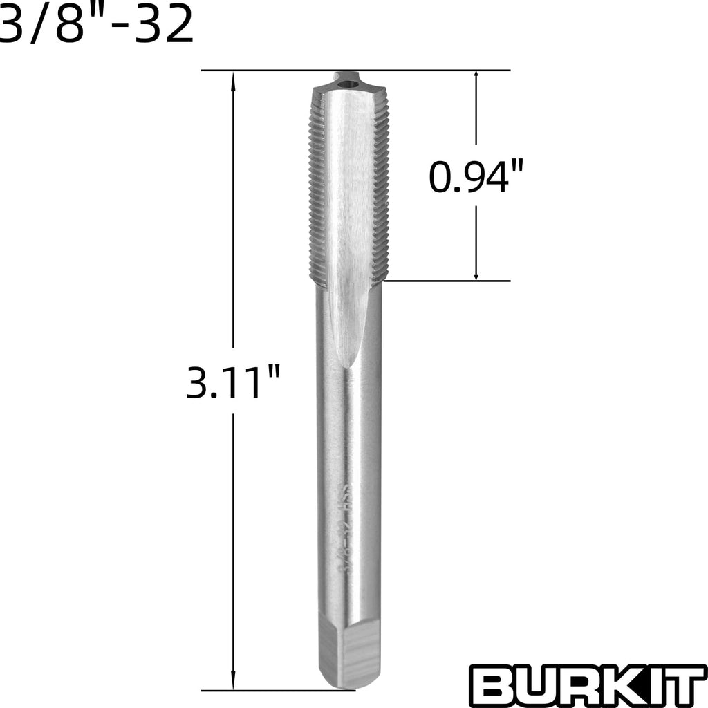 Burkit 3/8"-32 UNEF Tap and Die Set Right Hand
