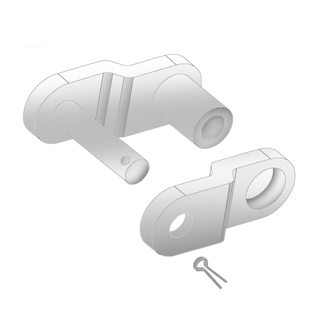 8Pcs Roller Chain Offset Link #35, Half Link Roller Chain, Carbon Steel Crank Link, Standard Chain End Split Links for Industrial and Mechanical Applications