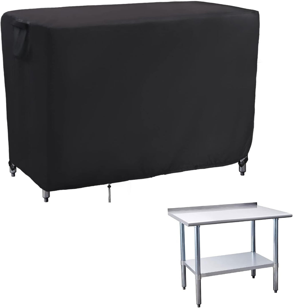 Outdoor Prep Table Cover Waterproof for Metal BBQ Cart Table 48x24
