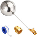 Uenede Float Ball Valve DN25 1" Male Thread with NPT Adapter